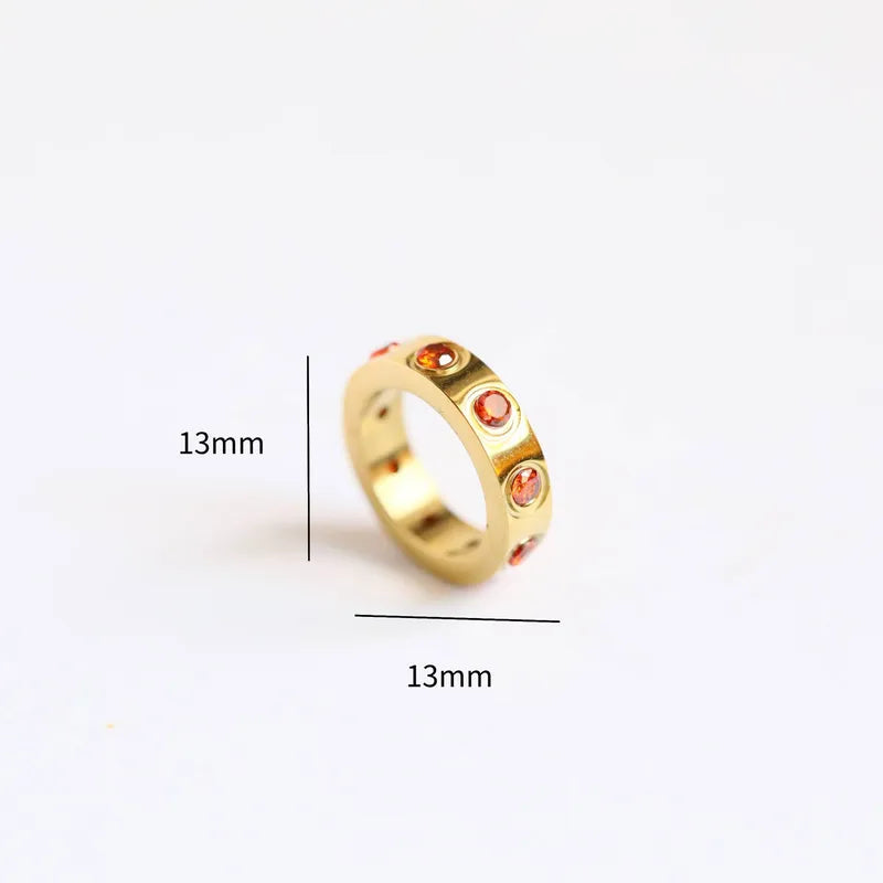 Birthstone Circle Charms