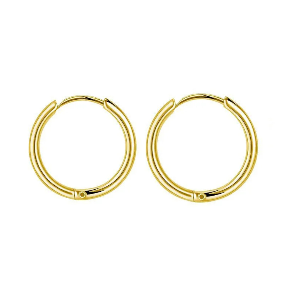 Gold Super Skinny Stainless Steel Sleepers