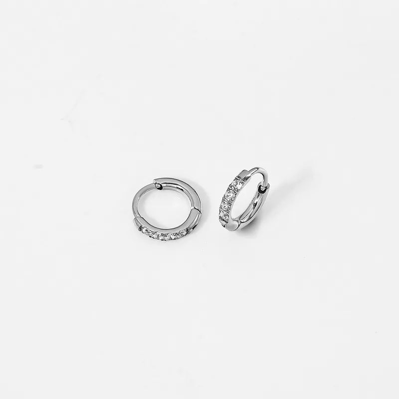 Silver Glitter Stainless Steel Sleepers