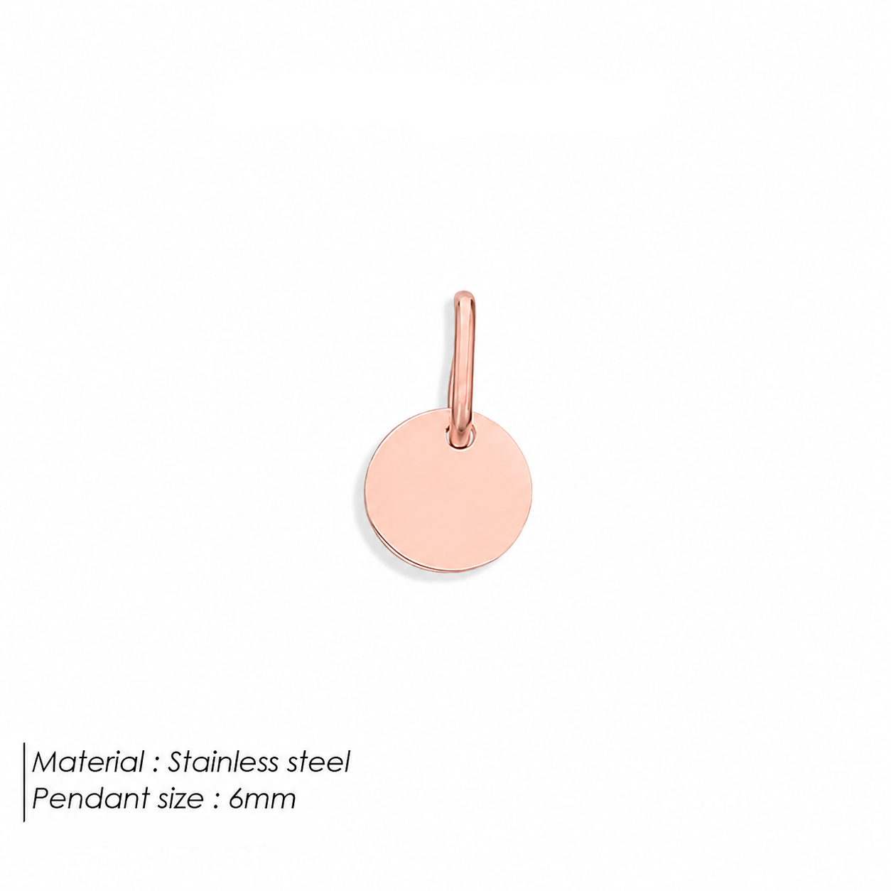 6mm Engraved Round Disc