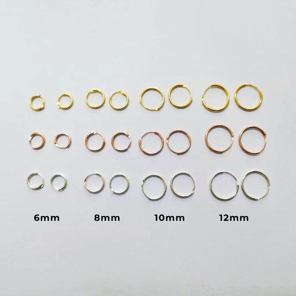 Rose Gold Super Skinny Stainless Steel Sleepers