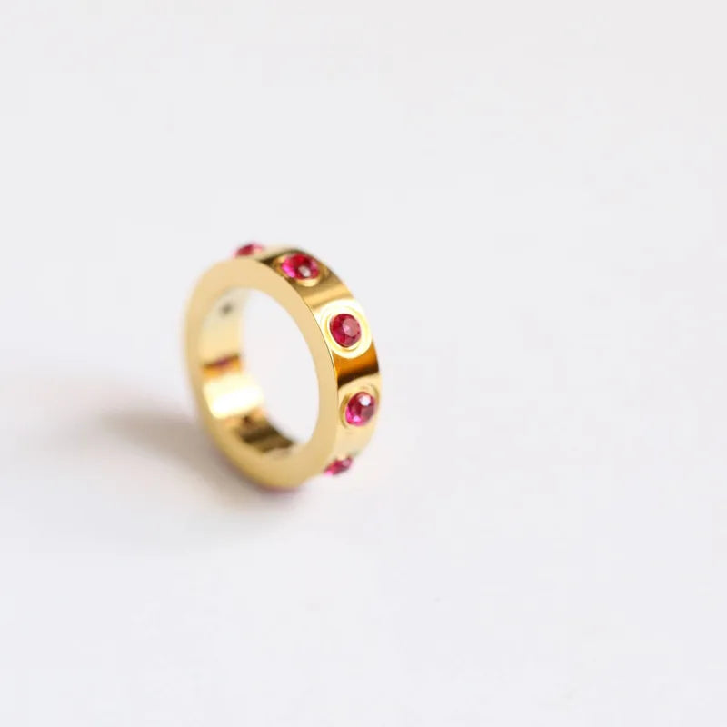 Birthstone Circle Charms