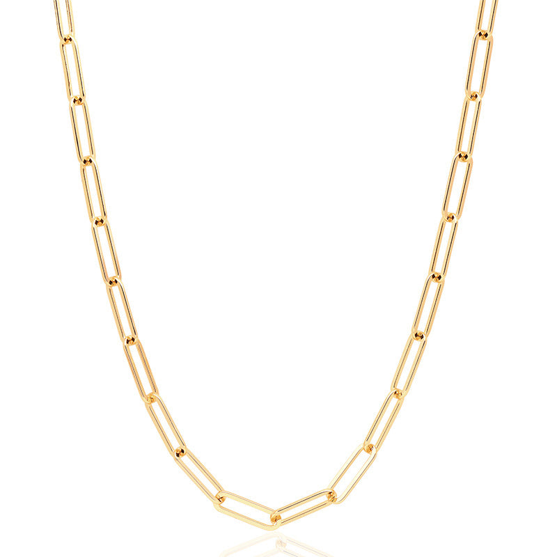 80cm Paperclip Necklace