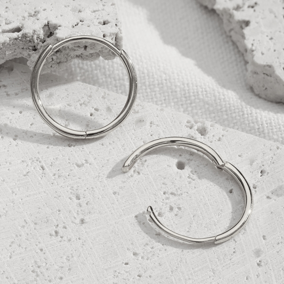 Silver Super Skinny Stainless Steel Sleepers