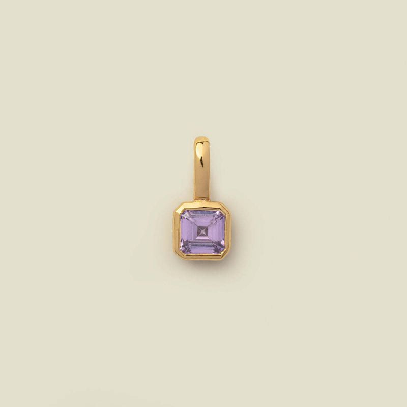 Gold Birthstone Necklace Charms