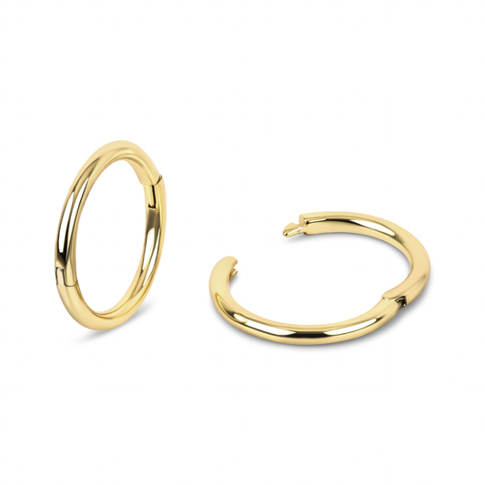 10mm | Sterling Silver Seamless Clicker Ring