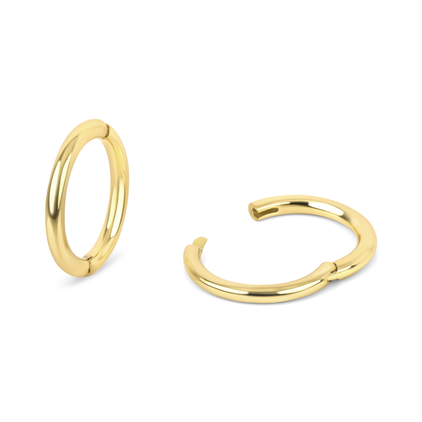 8mm | Sterling Silver Seamless Clicker Ring