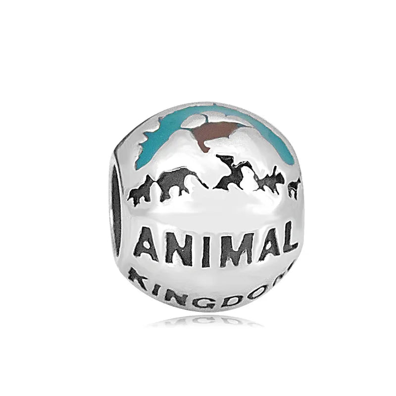 Animals Round Bead Bracelet Charm