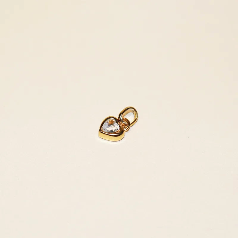 Birthstone Heart Charms