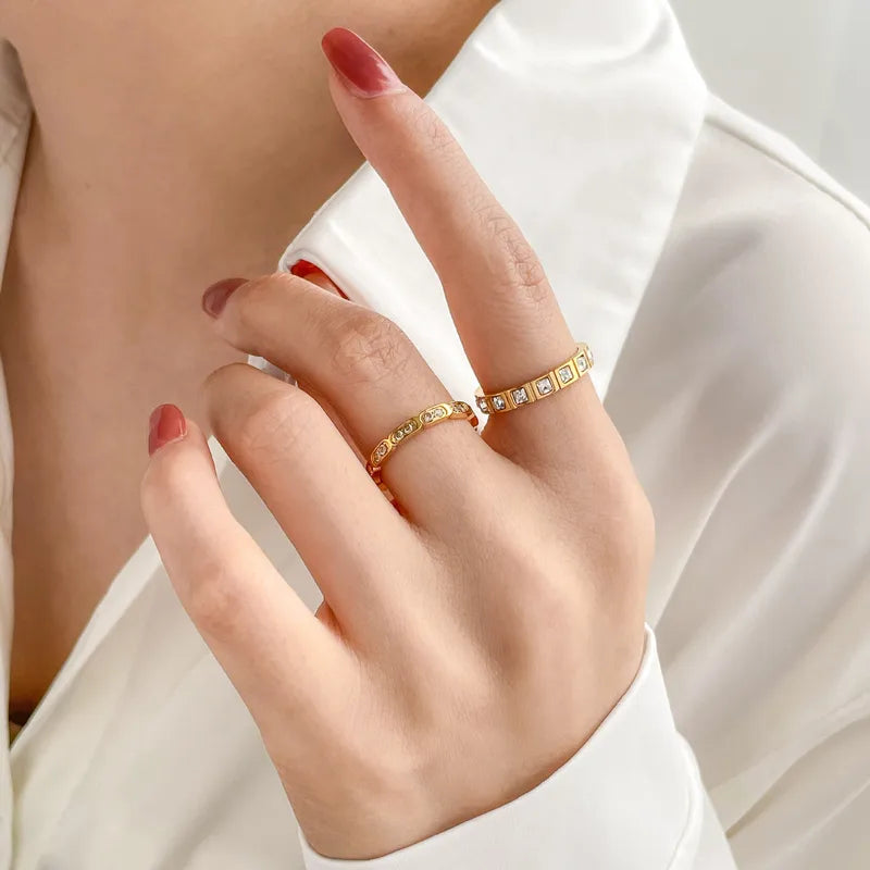 Art Deco Stack Ring