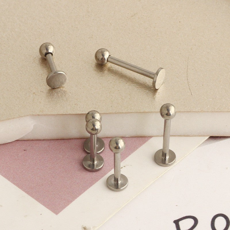 Ball Silver | Stainless Steel Flat Back Stud