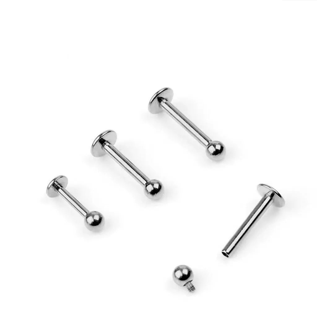Ball Silver | Stainless Steel Flat Back Stud