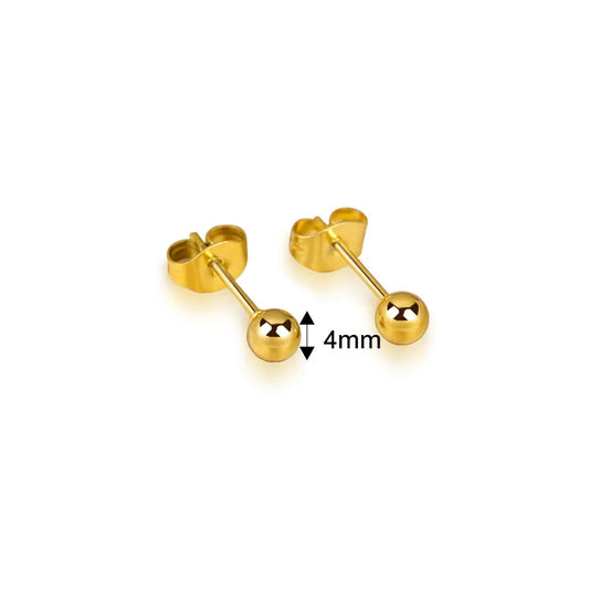 4mm Ball Stainless Steel Studs