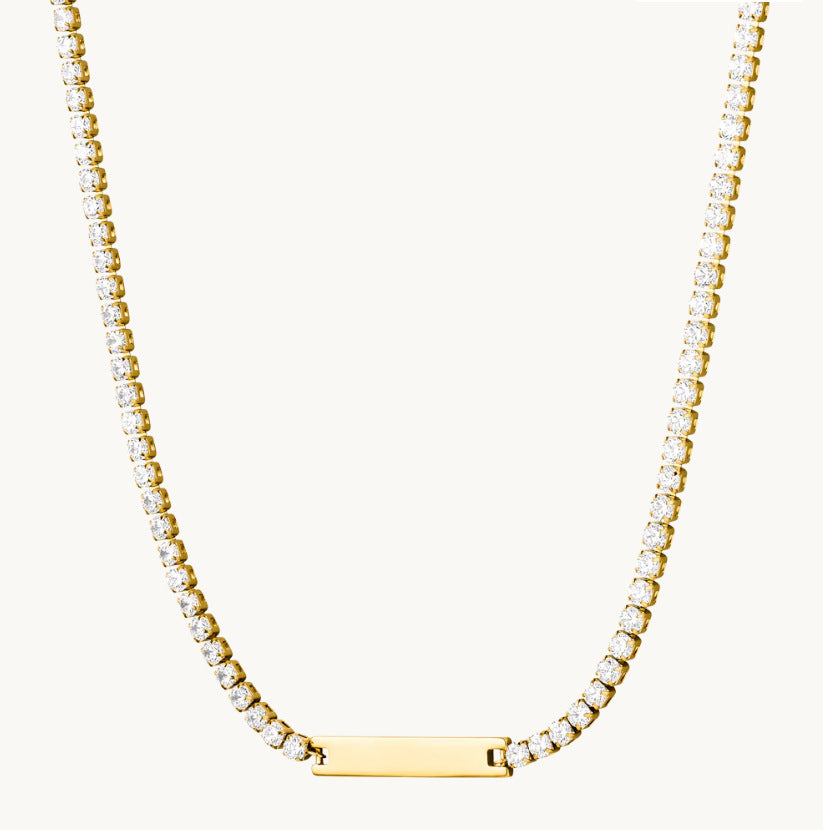 Bar Tennis Necklace