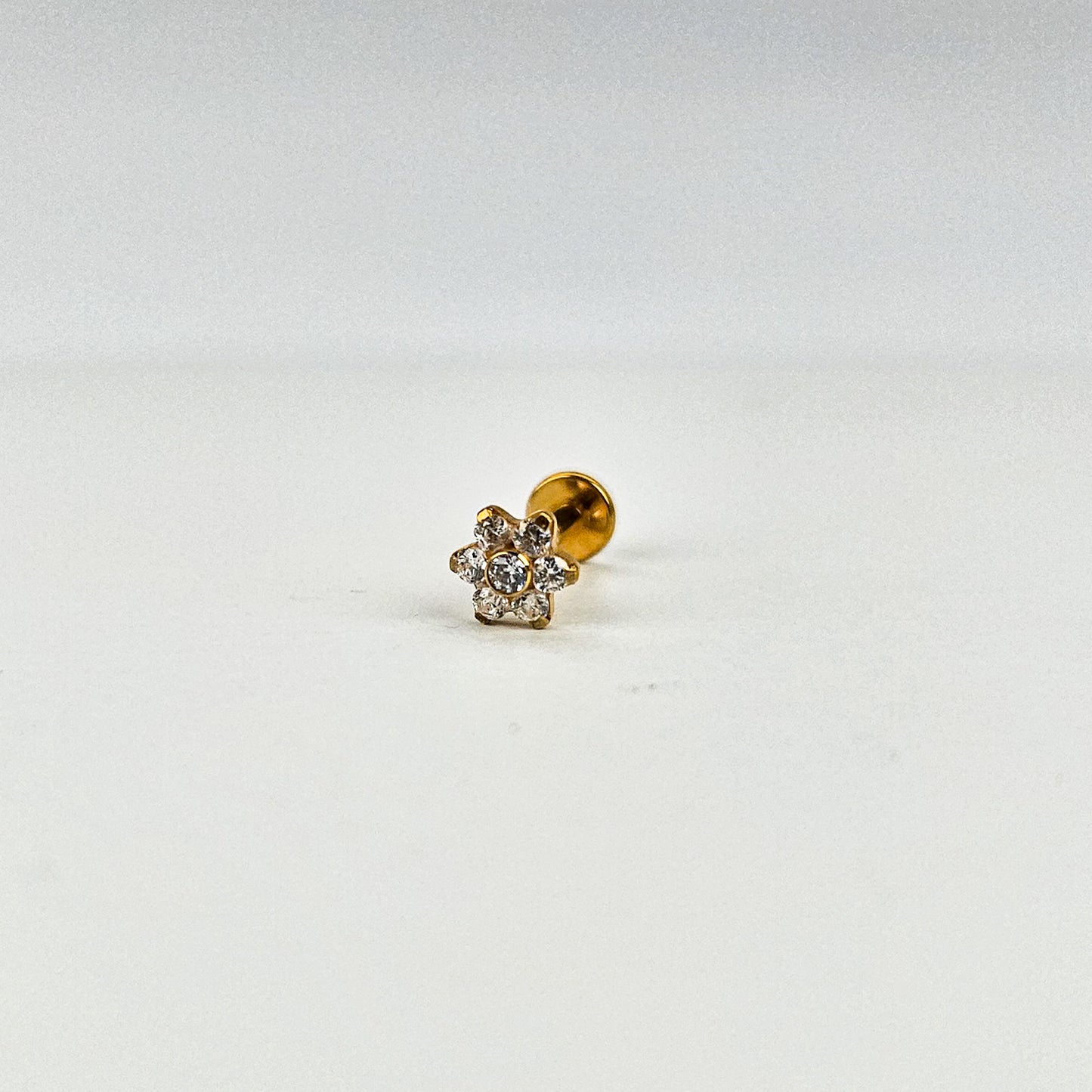 Bloom | G23 Titanium Flat Back Stud