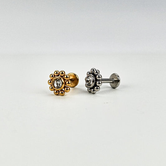 Daisy | Stainless Steel Flat Back Stud