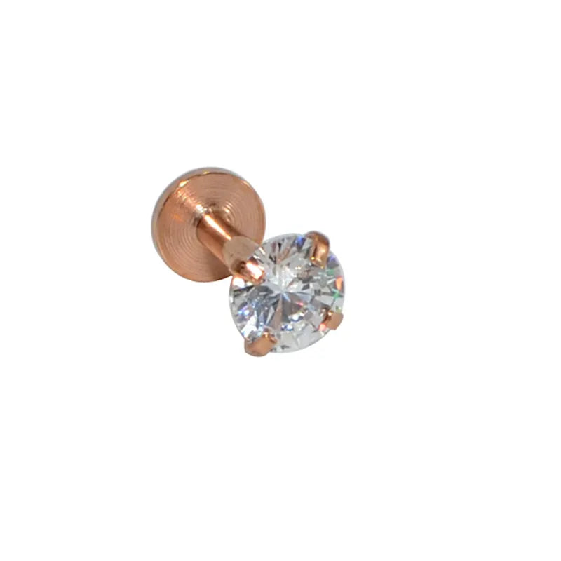 4mm Diamante | Stainless Steel Flat Back Stud