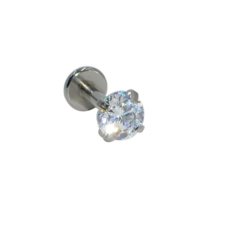 4mm Diamante | Stainless Steel Flat Back Stud