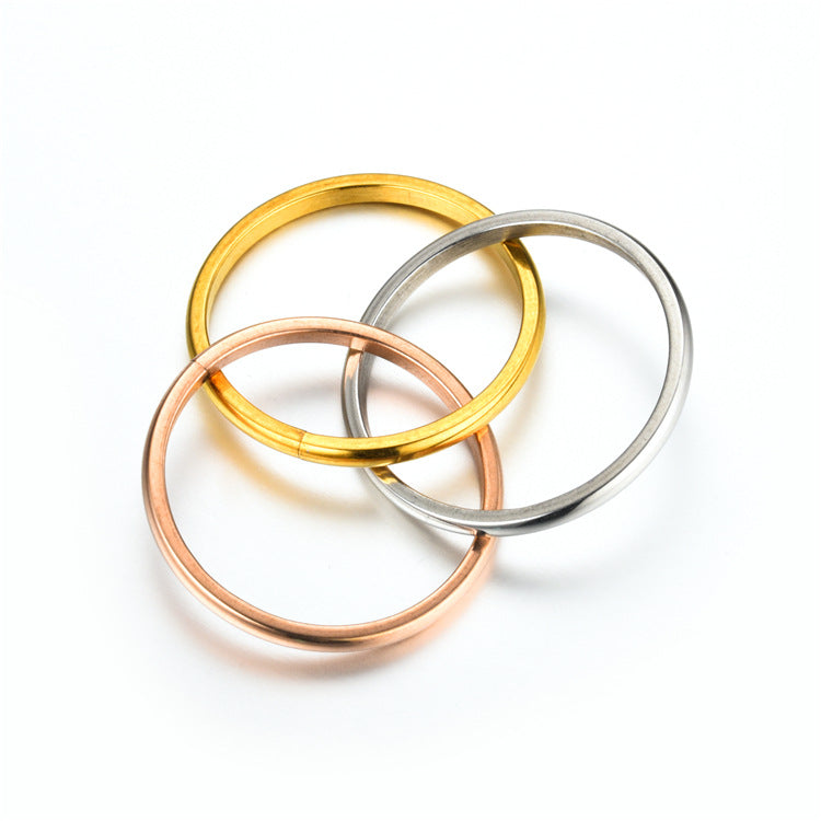 Eternal Ring in Silver, Gold and Rose Gold