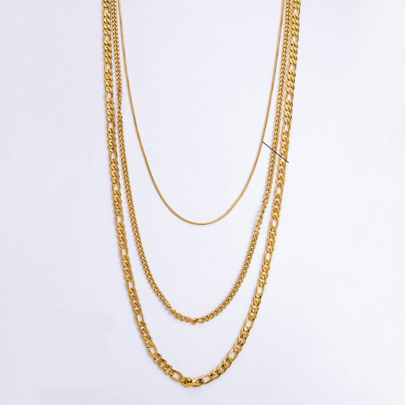 Figaro and Cuban Trio Necklace