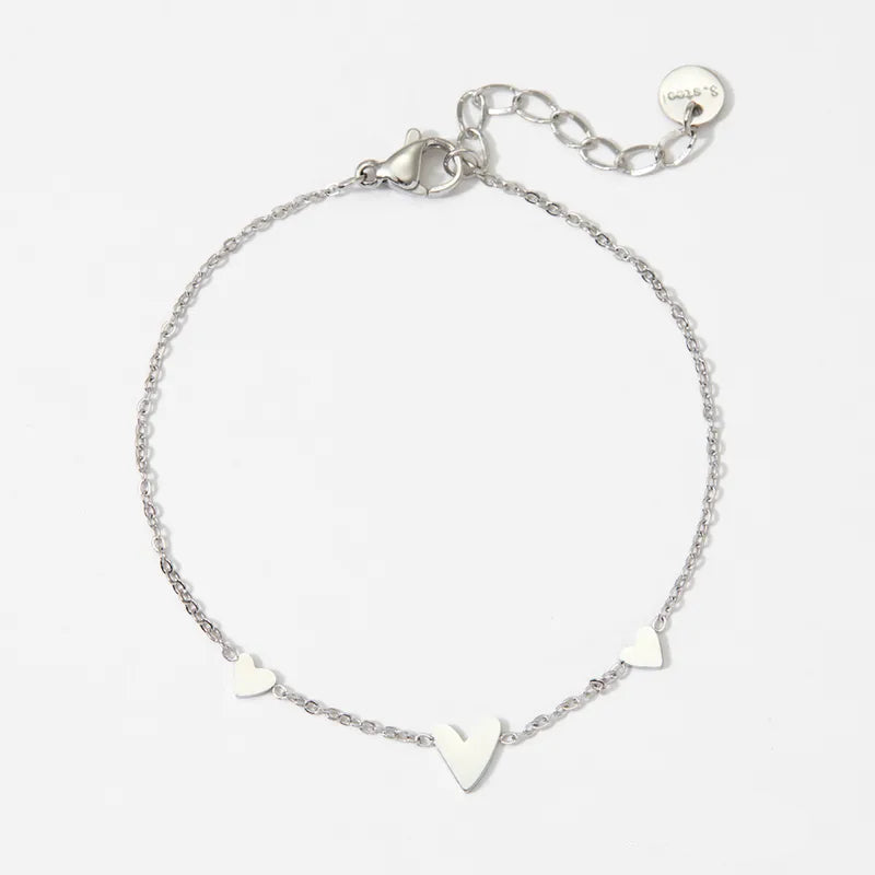 Fine Heart Bracelet
