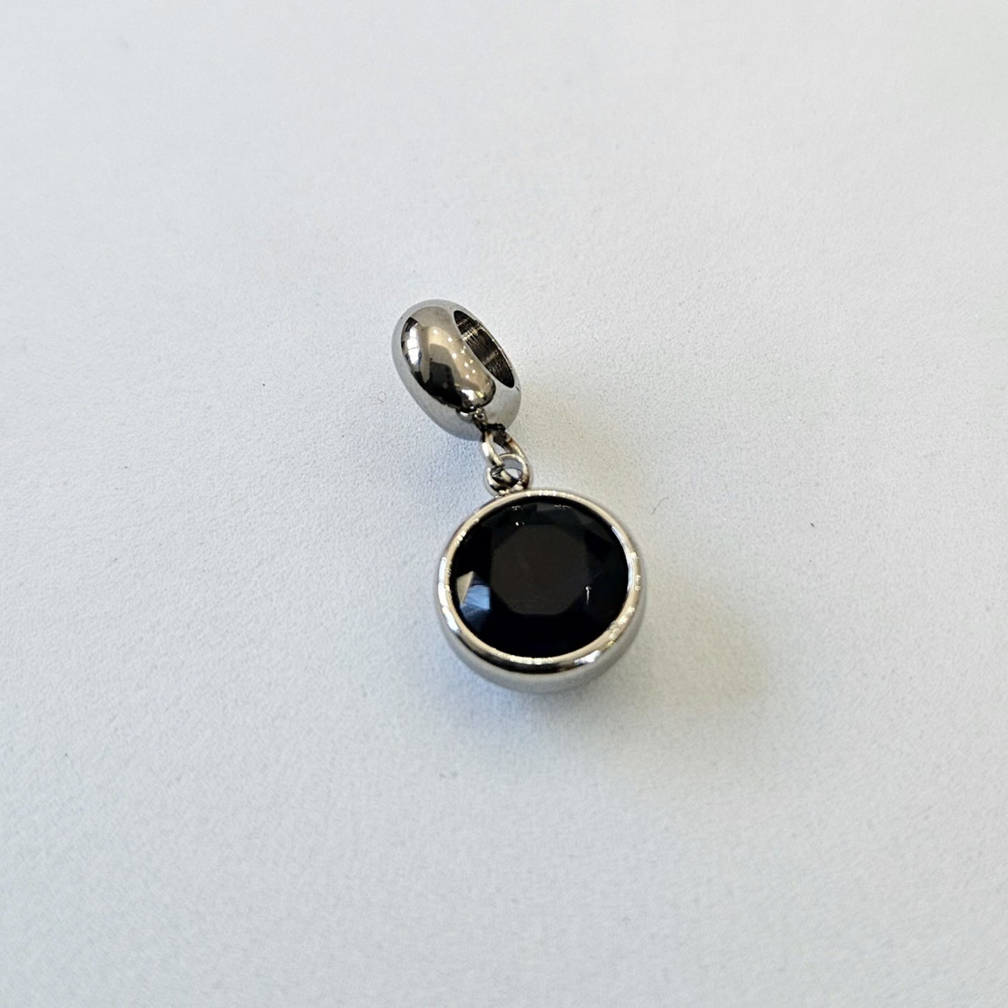 Blue-black Gem Pendant Bracelet Charm