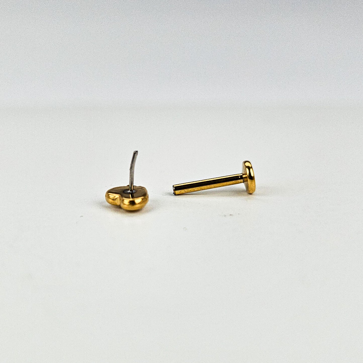 Heart | G23 Titanium Threadless Flat Back Stud