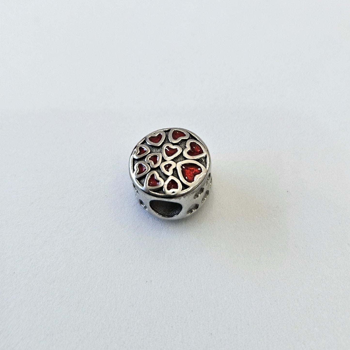 Hearts Bead Bracelet Charm