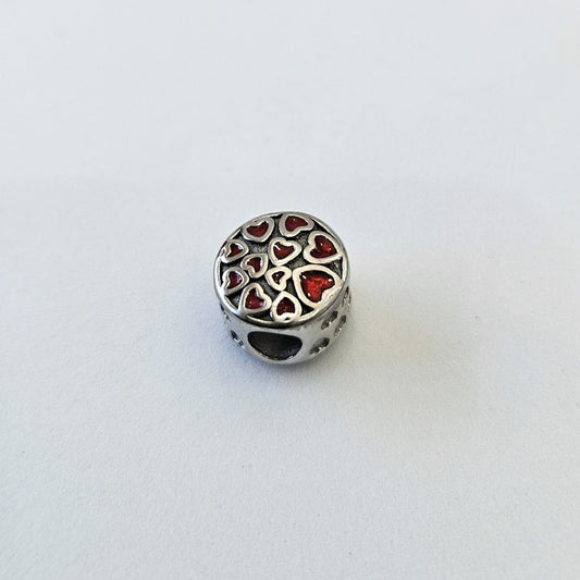 Hearts Bead Bracelet Charm