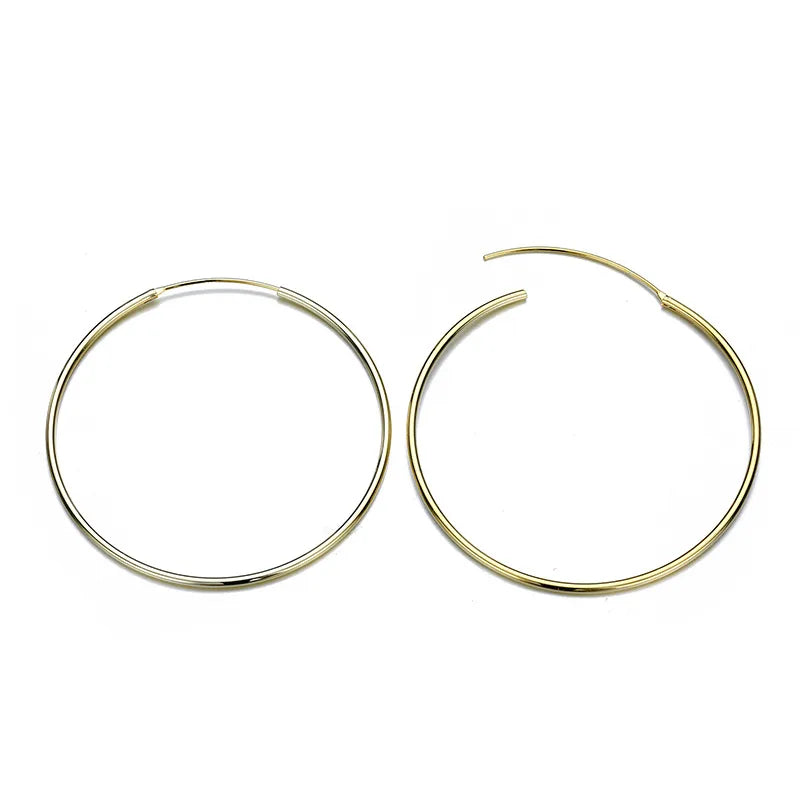 50mm Super Skinny Hoop Earrings