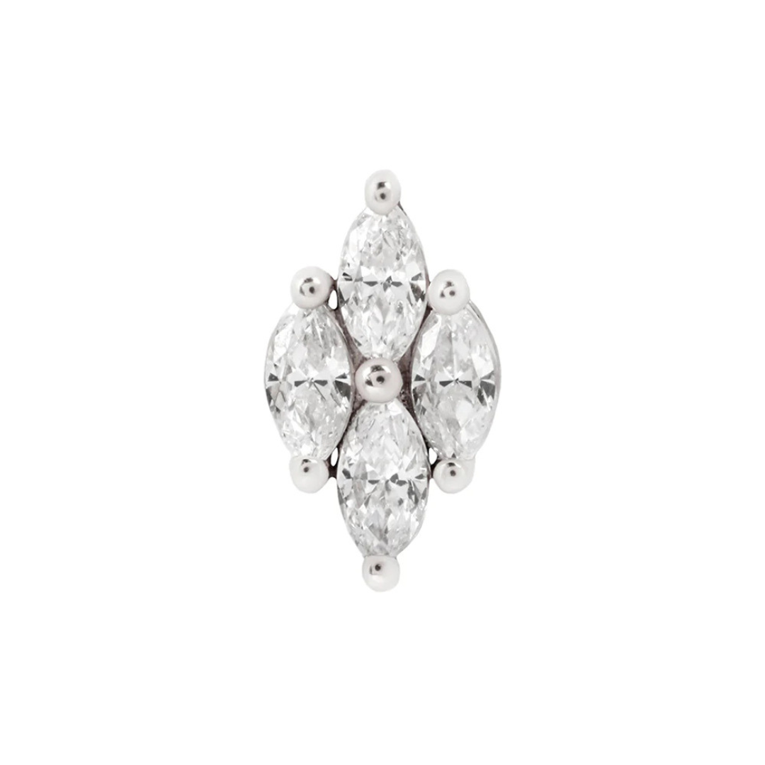 Blake| Screw Ball Stud in Sterling Silver (1pc single)