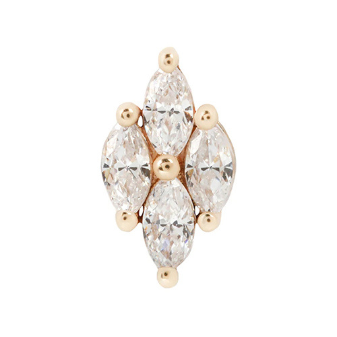 Blake| Screw Ball Stud in Sterling Silver (1pc single)