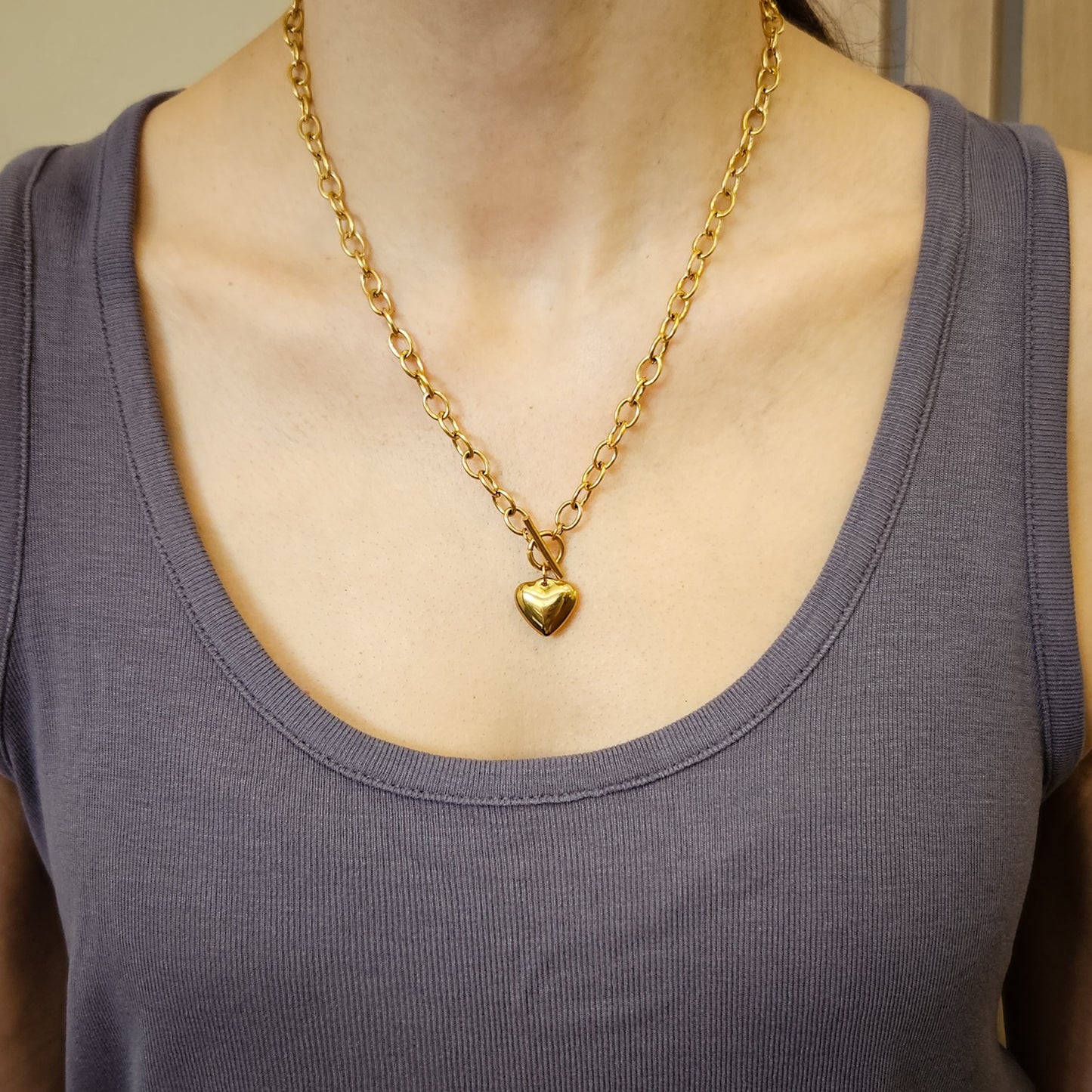 Chunky Heart Necklace