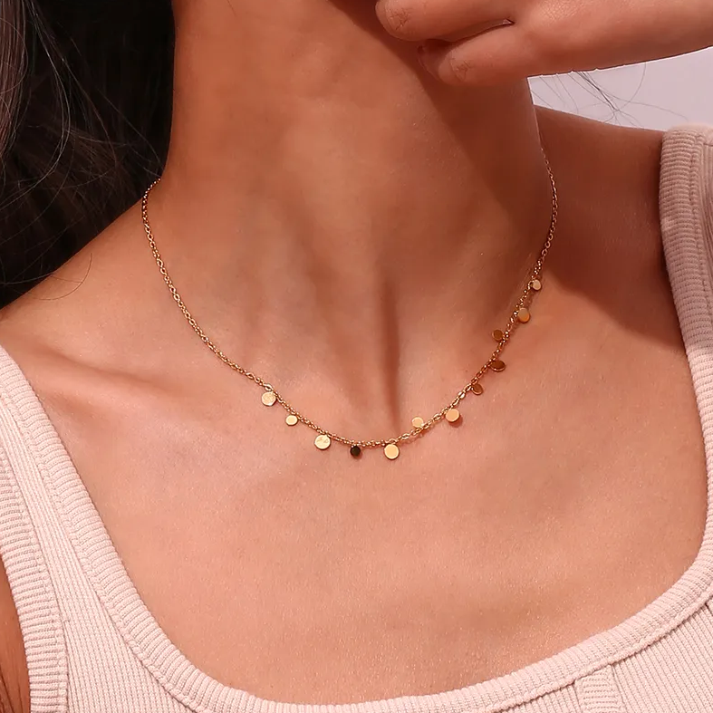 Fine Disc Necklace