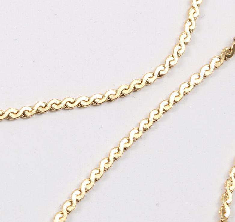Fine Flat Rope Necklace
