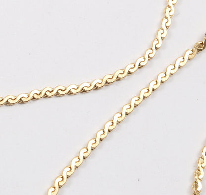Fine Flat Rope Necklace