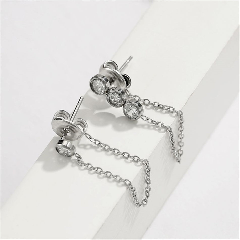 Asymmetric Chain Studs