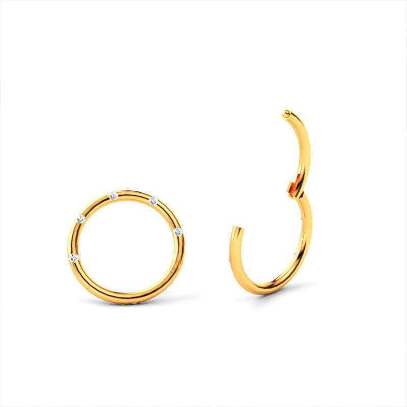 Inlay | Stainless Steel Seamless Clicker Ring