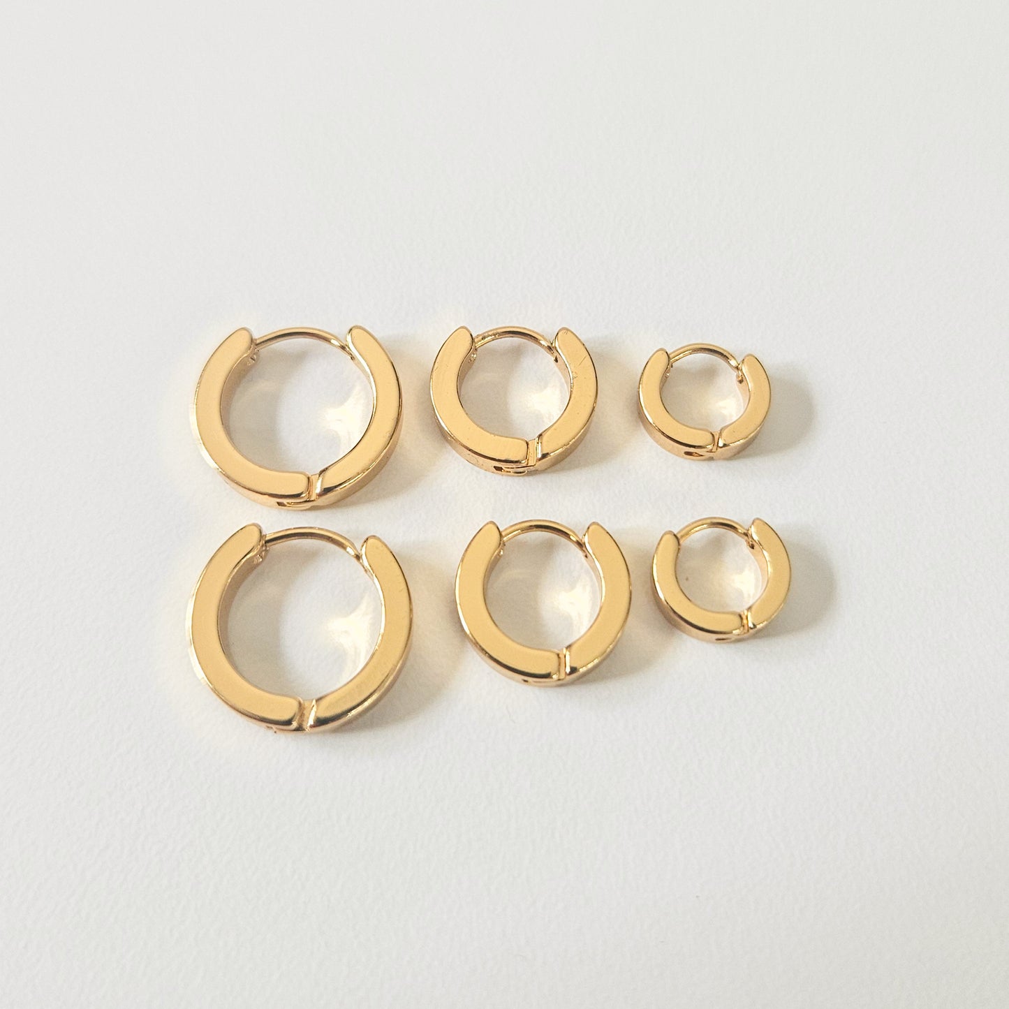 Waterproof Julia Huggie Earring Set