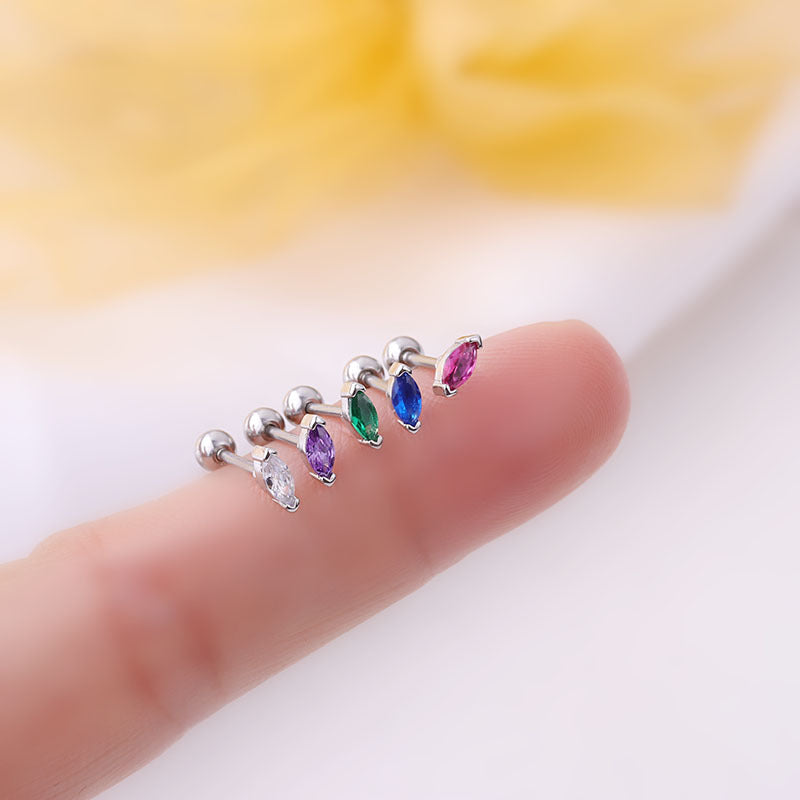 Colour Marquise | Screw Ball Stud (1pc single)
