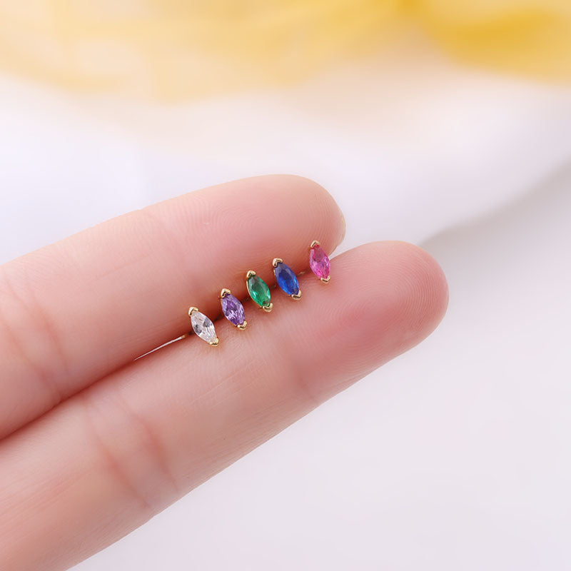 Colour Marquise | Screw Ball Stud (1pc single)