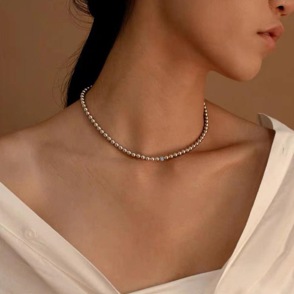 Modern Tennis Necklace