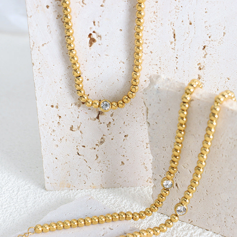 Modern Tennis Necklace