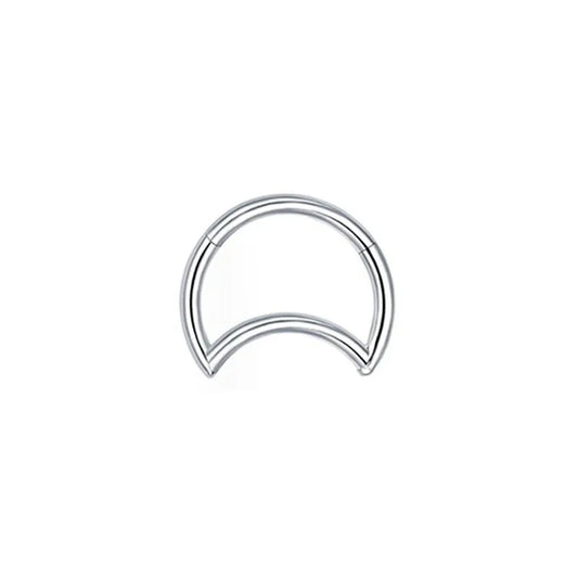 Moon | Stainless Steel Seamless Clicker Ring