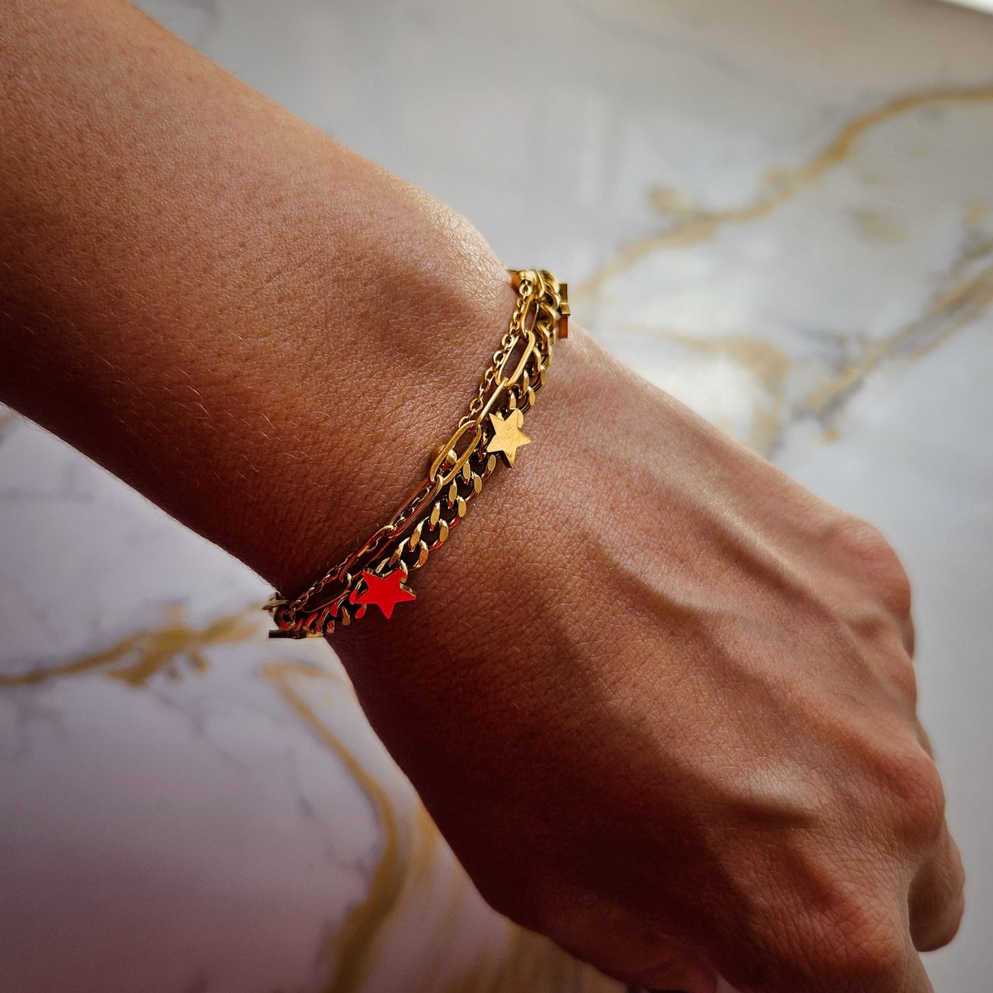 Star Mulitchain Bracelet