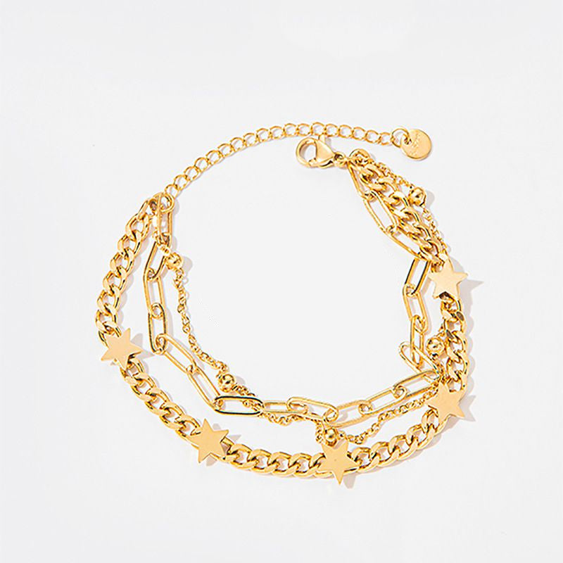 Star Mulitchain Bracelet