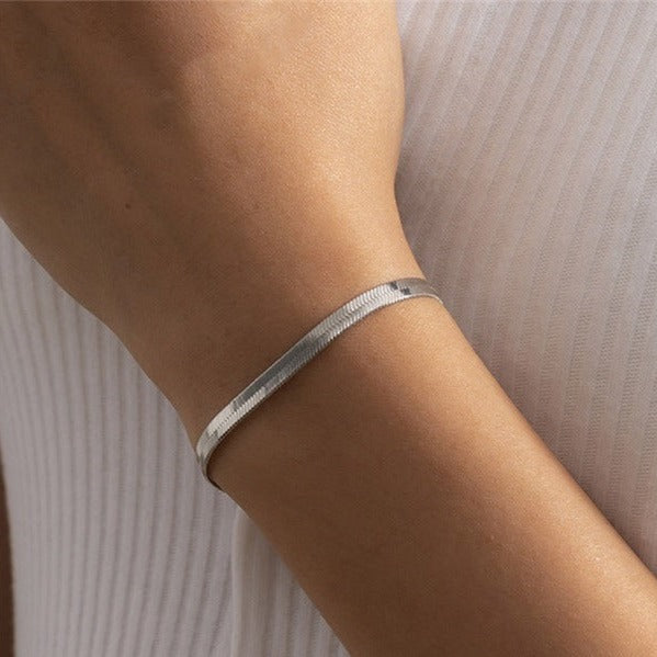 Wide Lithe Bracelet | Unisex