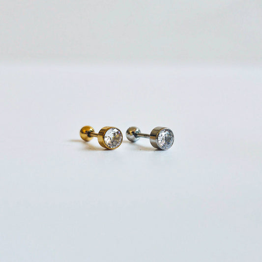 Solitaire | Screw Ball Stud (1pc single)