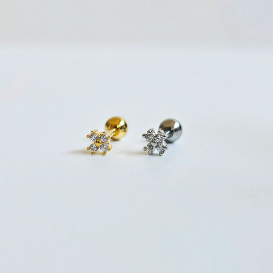 Petite Petal | Screw Ball Stud (1pc single)