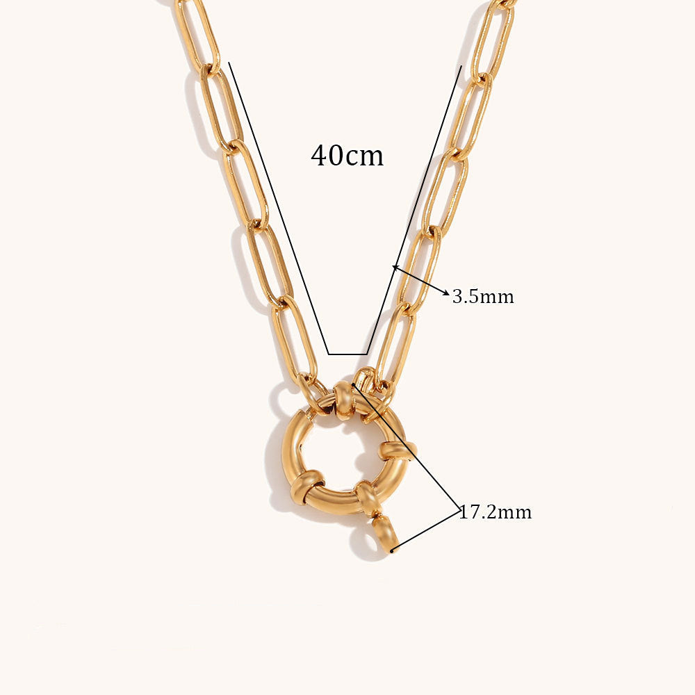 Paperclip Signoretti Buckle Chain